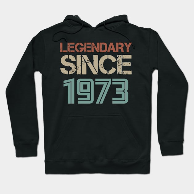 Legendary Since 1973 Hoodie by GronstadStore